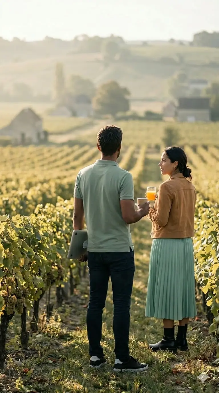 Deux pros de l IT dans les vignes du vignoble nantais